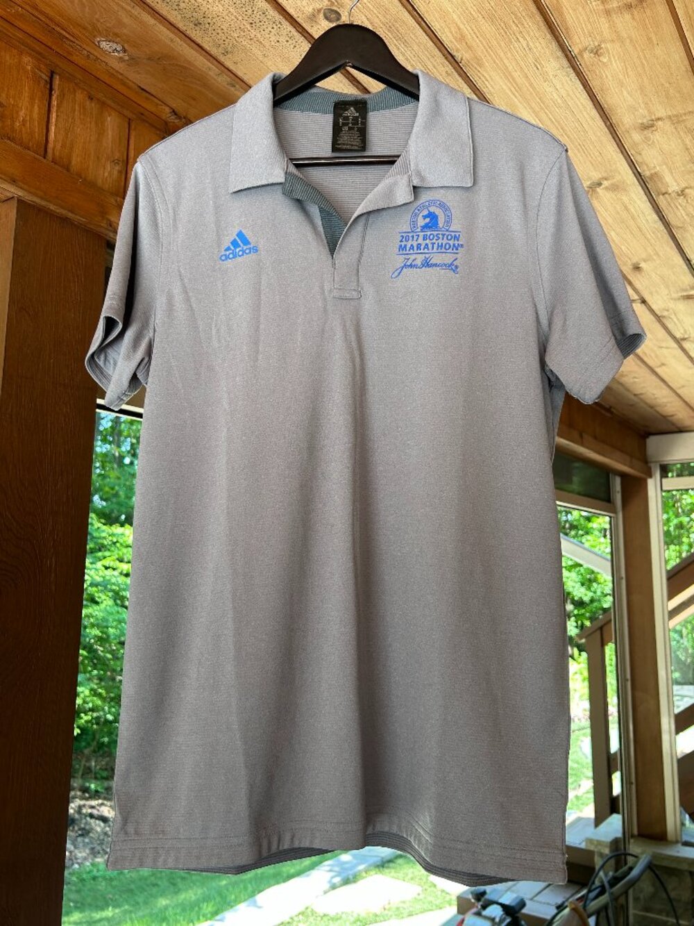 2017 Boston Marathon Adidas Polo Shirt – Men’s Medium
